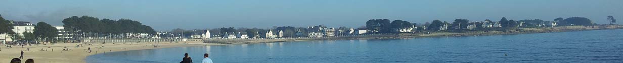 bord de mer sur la plage de benodet